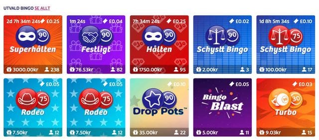 Bingospel hos PlayOJO