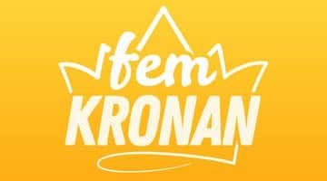 Loggan för bingospelet Femkronan hos Miljonlotteriet