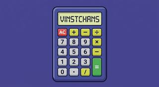 Utvald bild till en artikel om vinstchans i bingo. Bilden visar en tecknad miniräknare där det står vinstchans i displayen.